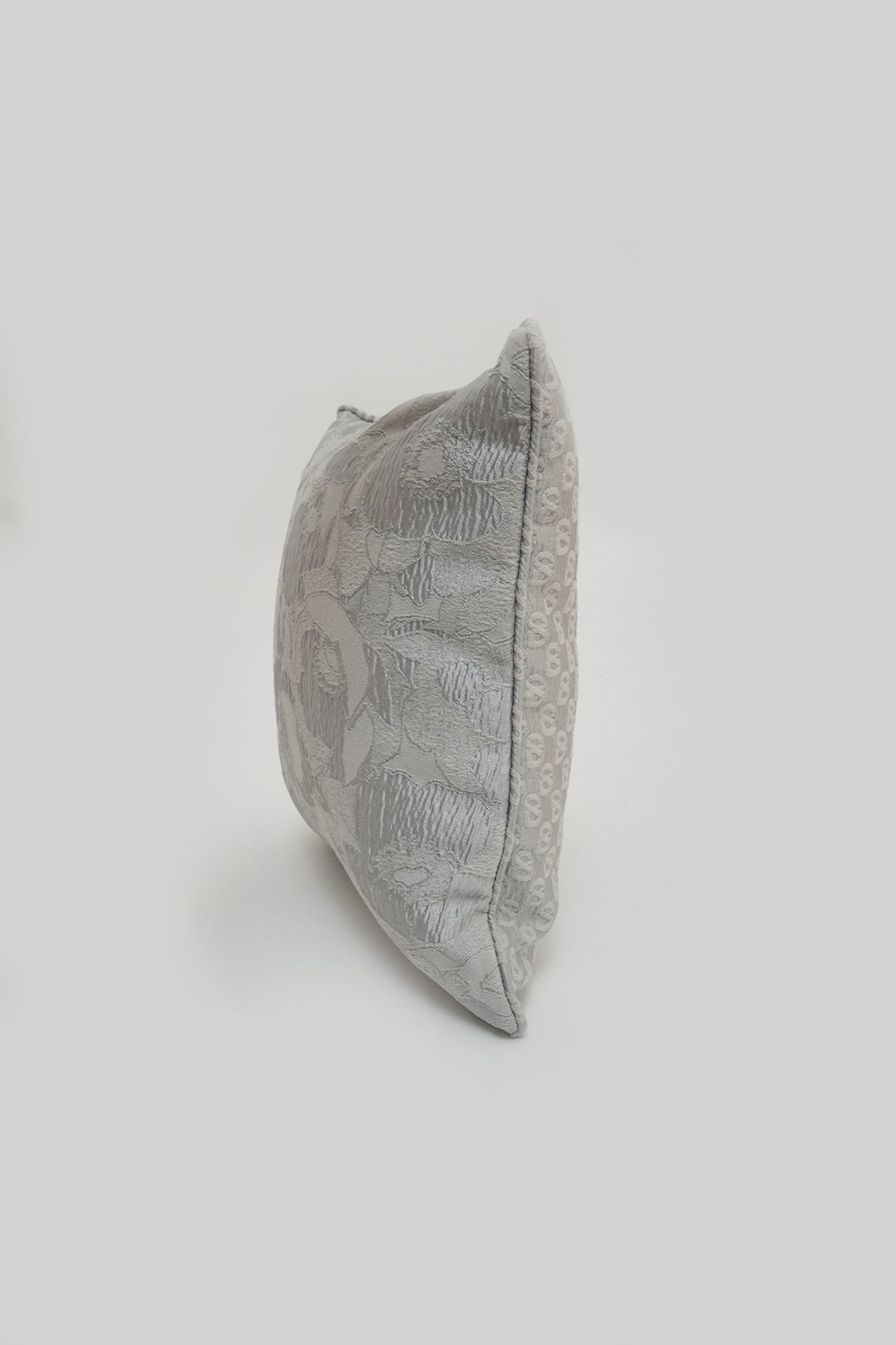 Signature Jacquard Cushion Cover 40cm - Silver