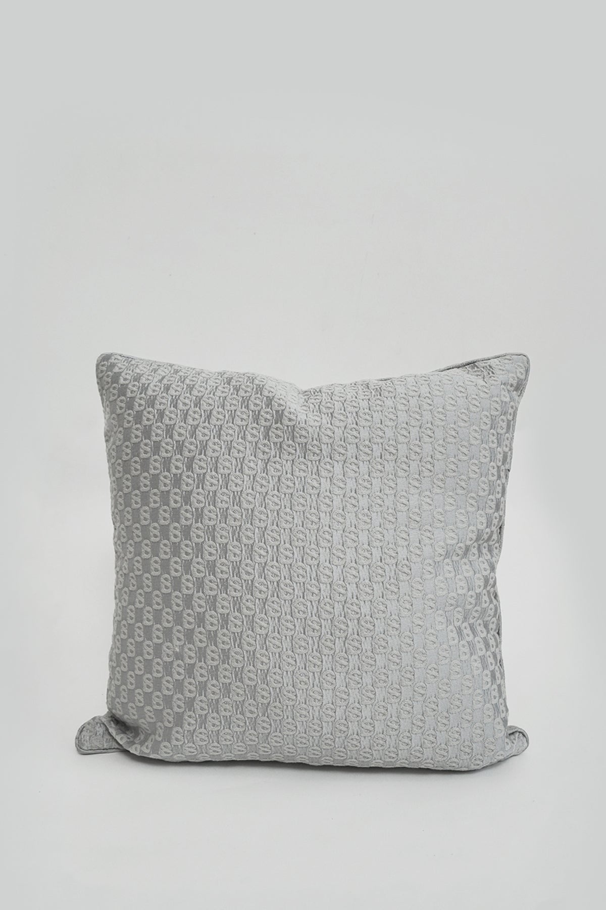 Signature Jacquard Cushion Cover 50cm - Silver