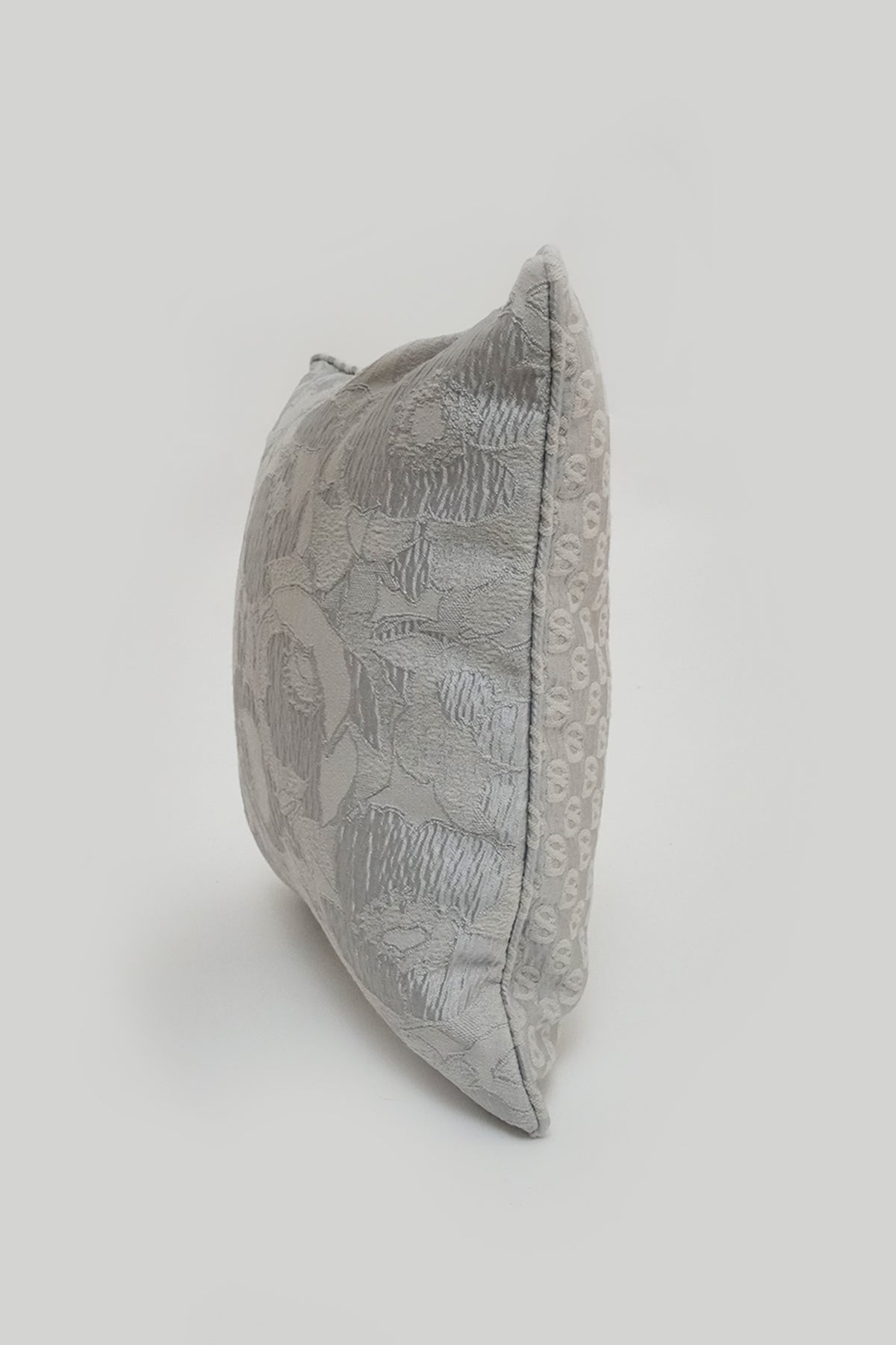 Signature Jacquard Cushion Cover 50cm - Silver