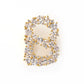 Signature Roca Brooch - Gold