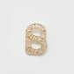 Signature Star Flapper Brooch - Gold