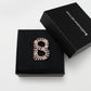 Signature Star Flapper Brooch - Rose Gold