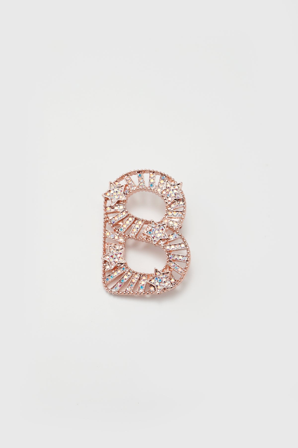 Signature Star Flapper Brooch - Rose Gold