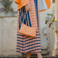 La Bella Stripe Pleated Skirt - Dawn