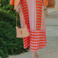 La Bella Stripe Pleated Skirt - Daylight