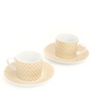Tapis Cup & Saucer - Gold