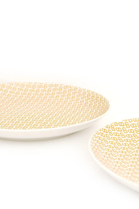 Tapis Dinner Plate - Gold