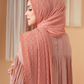 Tapis Pleated Shawl - Coral