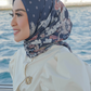 The Royale Satin Square - Navy