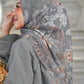 The Royale Voal Square - Grey