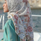 The Royale Voal Square - White