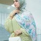 The Sevilla Satin Shawl - Garden