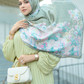 The Sevilla Satin Shawl - Garden
