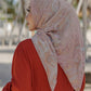 The Wave Voal Square in Peach