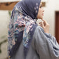 Tropicale Extended Voile Square - Viola