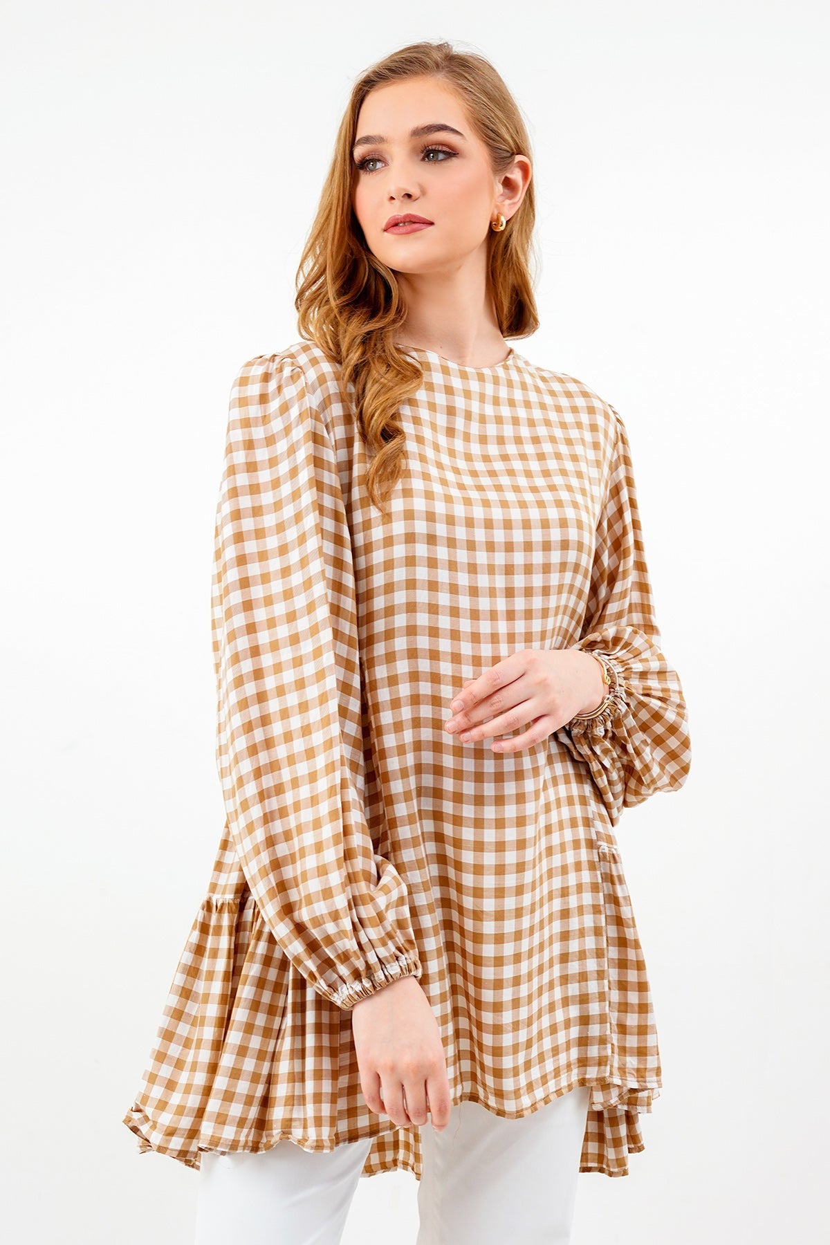 Dhea Blouse - Brown
