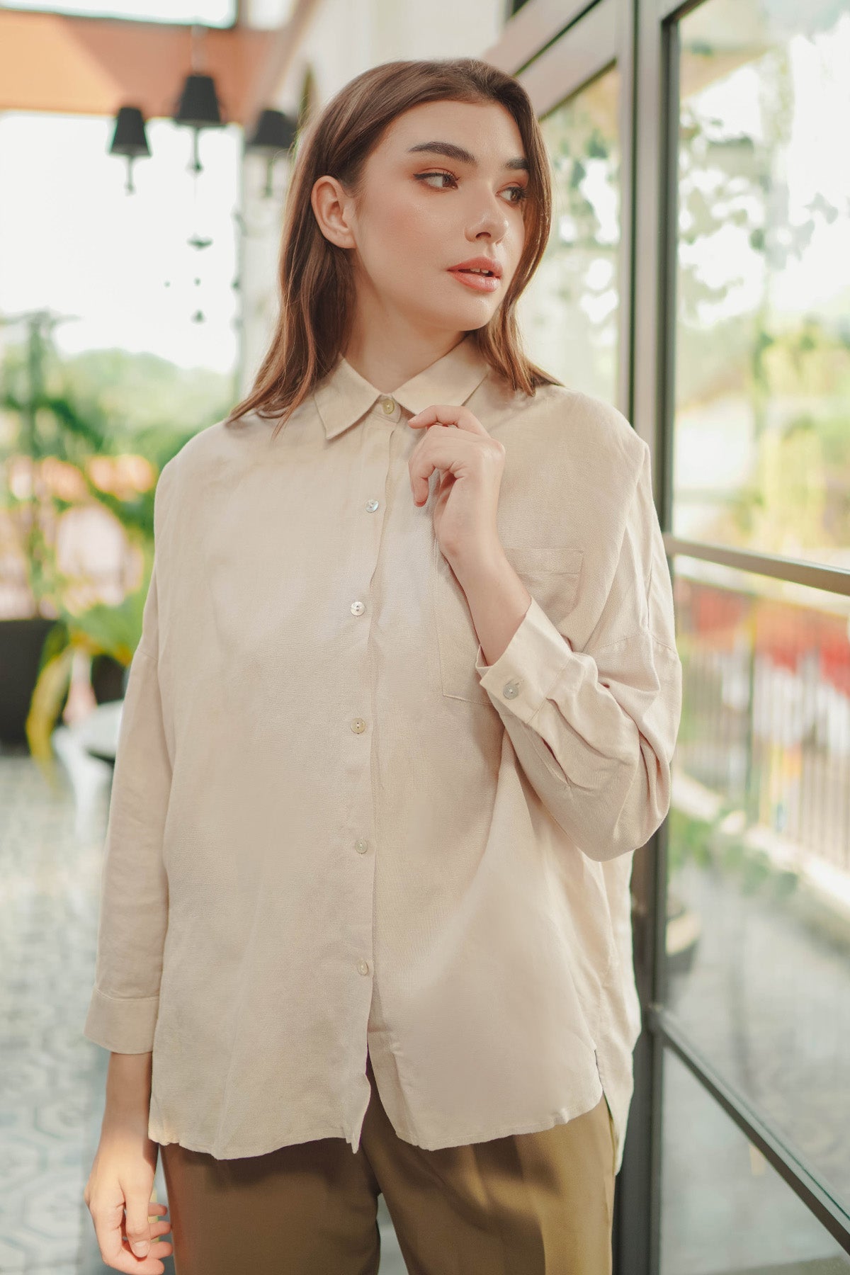 Vero Shirt - Light Taupe