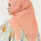 Xanadu Monogram Voal Square - Carrot