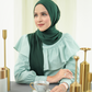 Zara Shawl - Dark Green