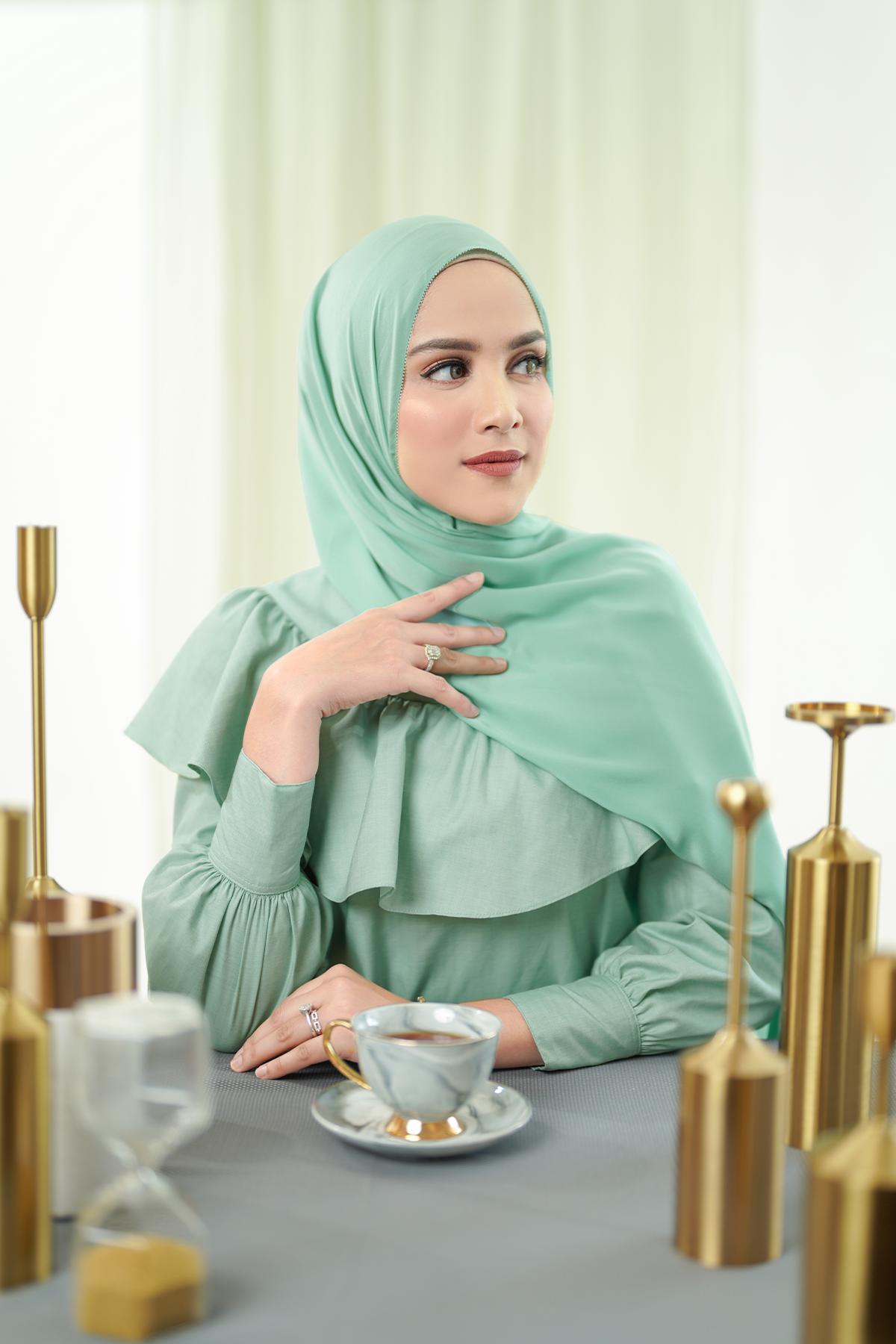 Zara Shawl - Jade