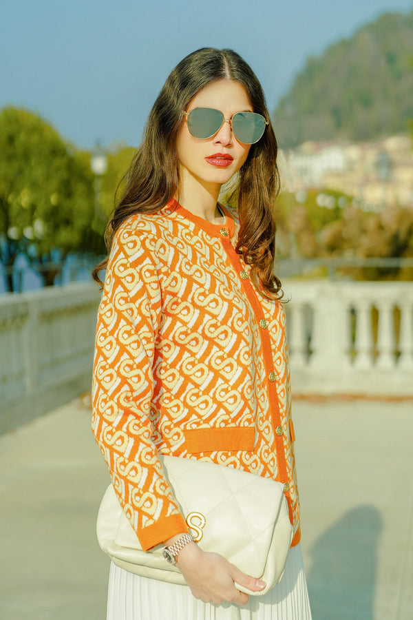 Bimu Cardigan - Orange