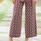 Bimu Light Knit Pants - Burgundy