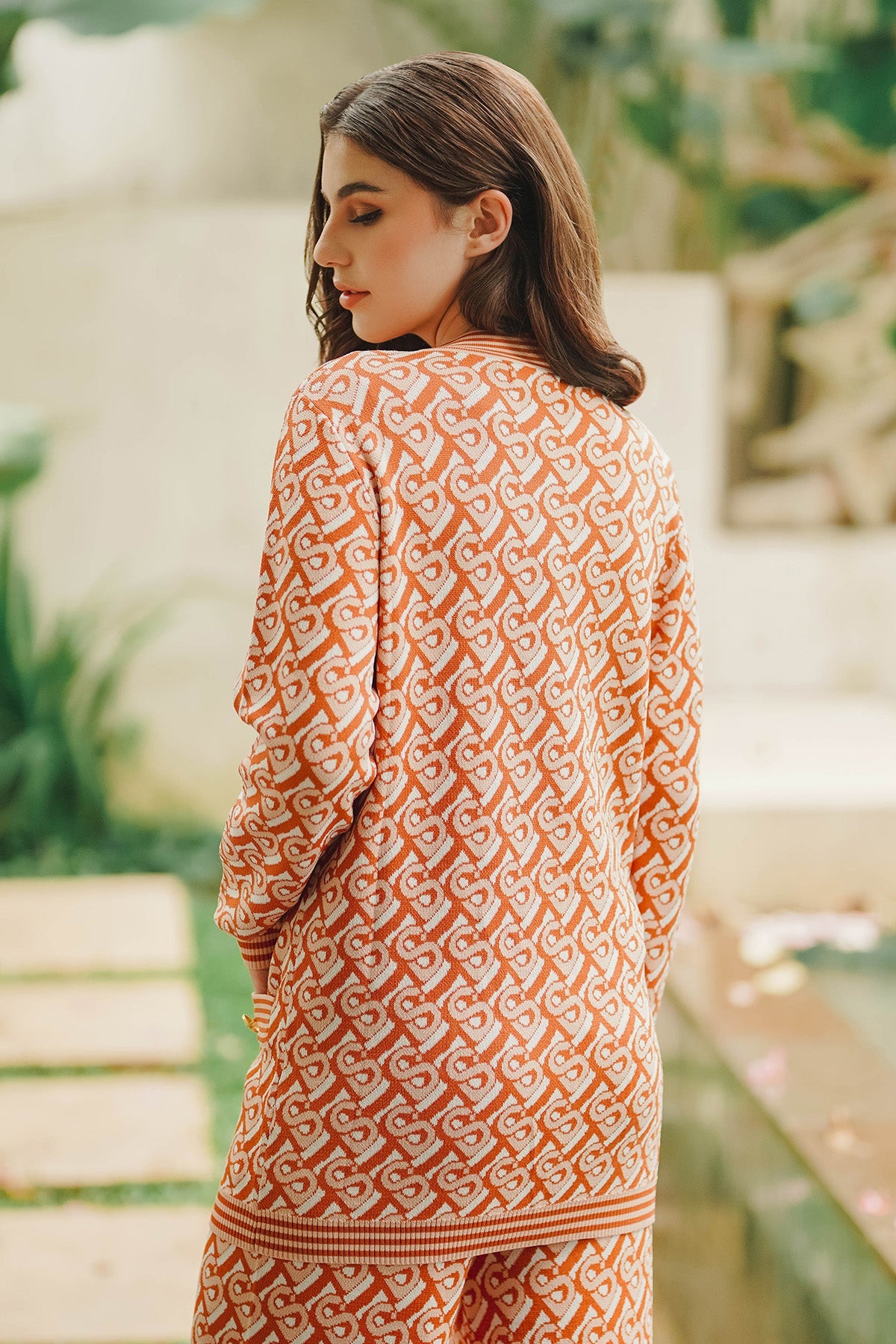 Bimu Light Knit Top - Orange