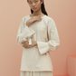 Beige Lala Blouse