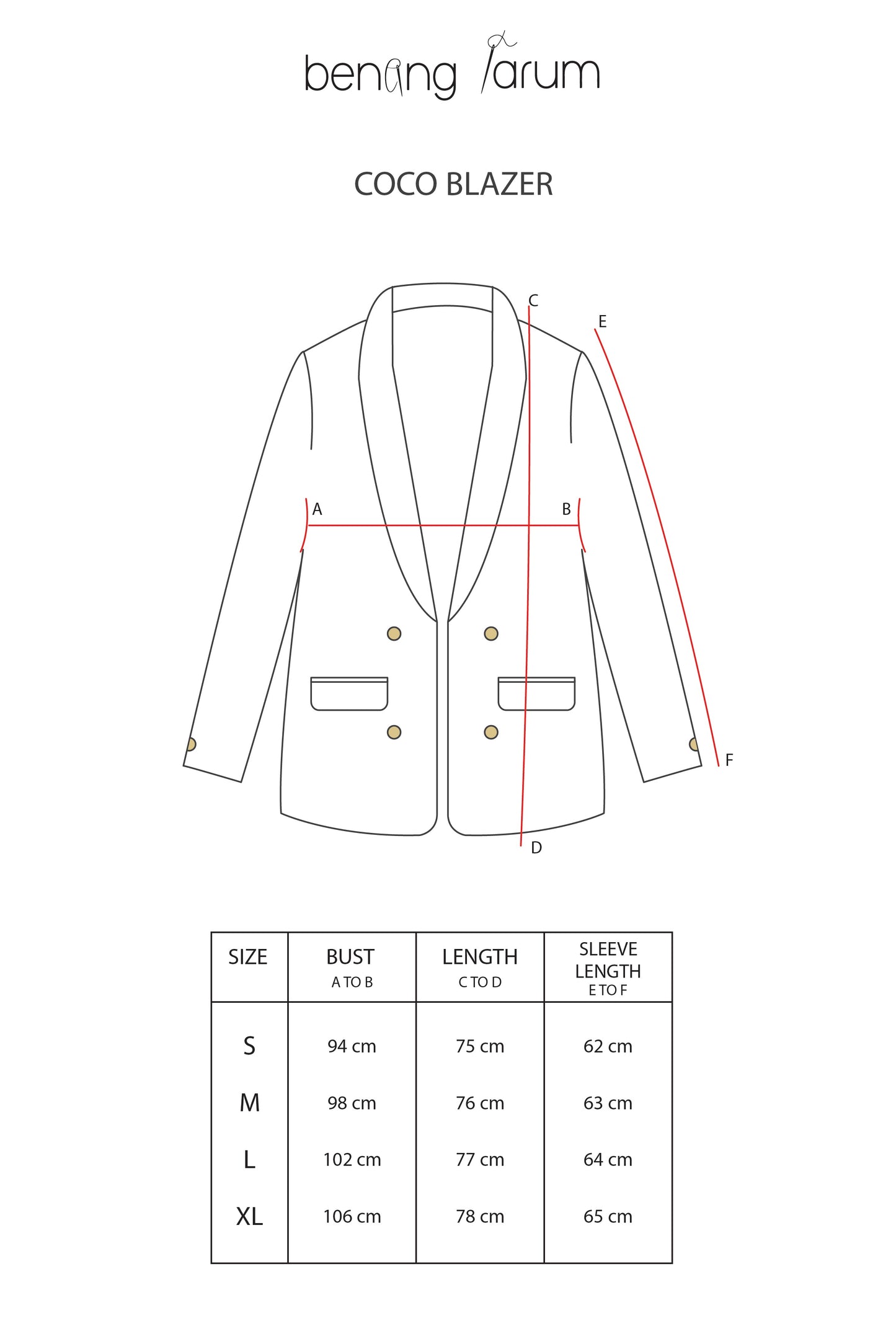 Coco Blazer - White