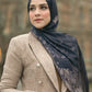 Iseltwald Satin Shawl - Black