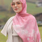 Iseltwald Satin Shawl - Deep Pink