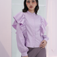 Orchid Nina Ruffle Shirt