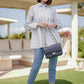Savanna Ruffle Shirt - Blue Polka