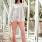 Savanna Ruffle Shirt - Orange Stripes