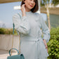 Serie Blouse with Tie - Blue