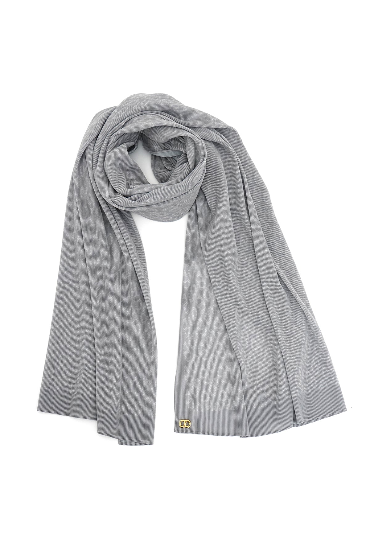 Tapis Pleated Shawl - Storm