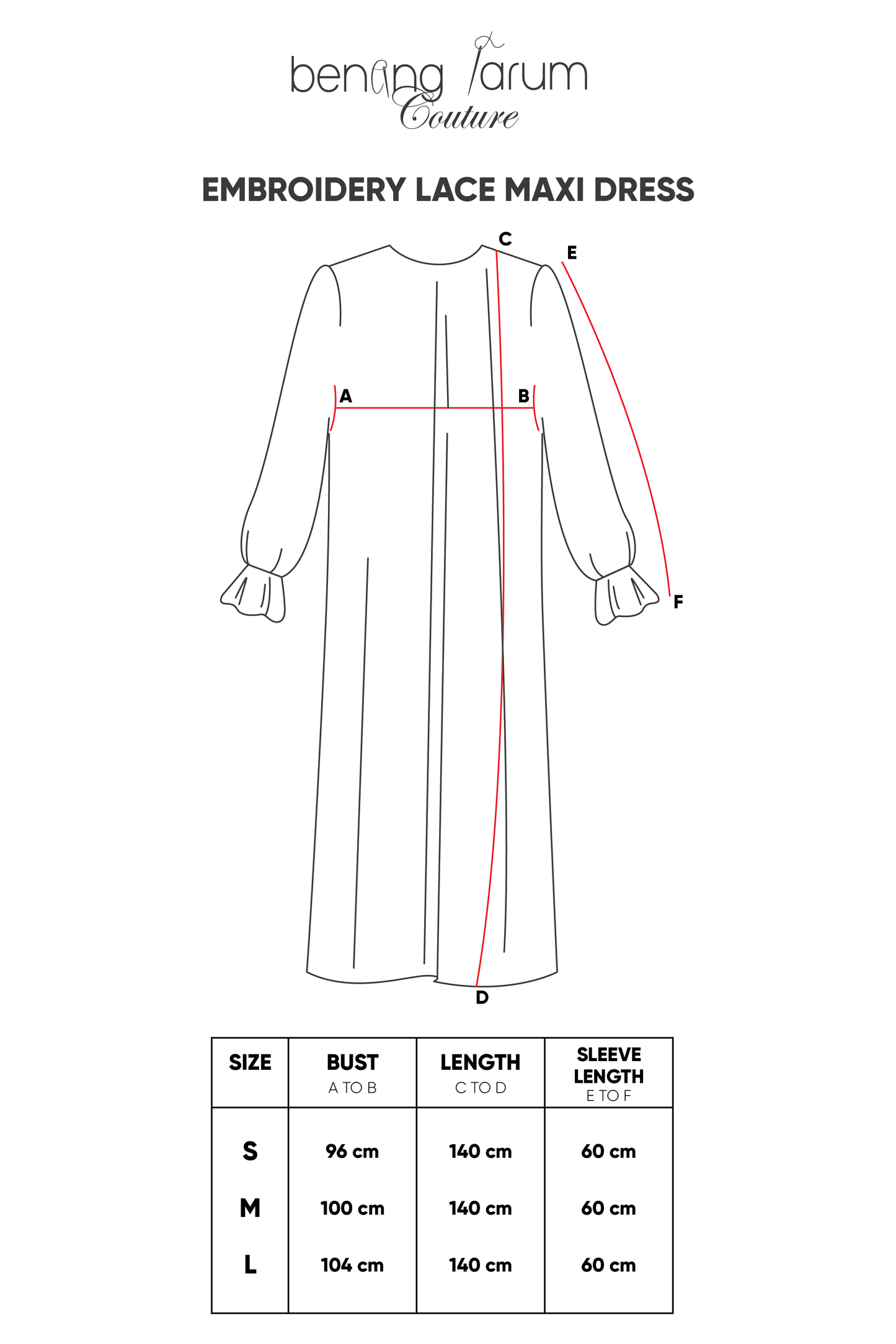 Embroidery Lace Maxi Dress - Red