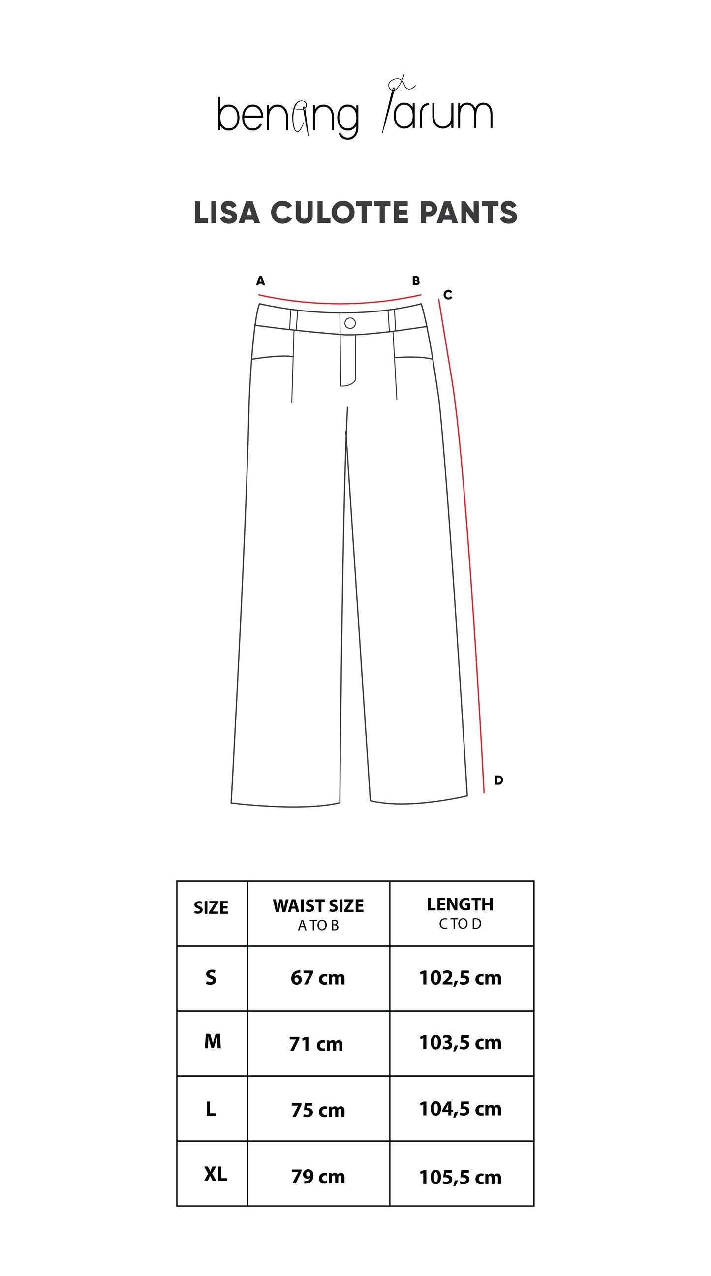 Sponge Lisa Culotte Pants