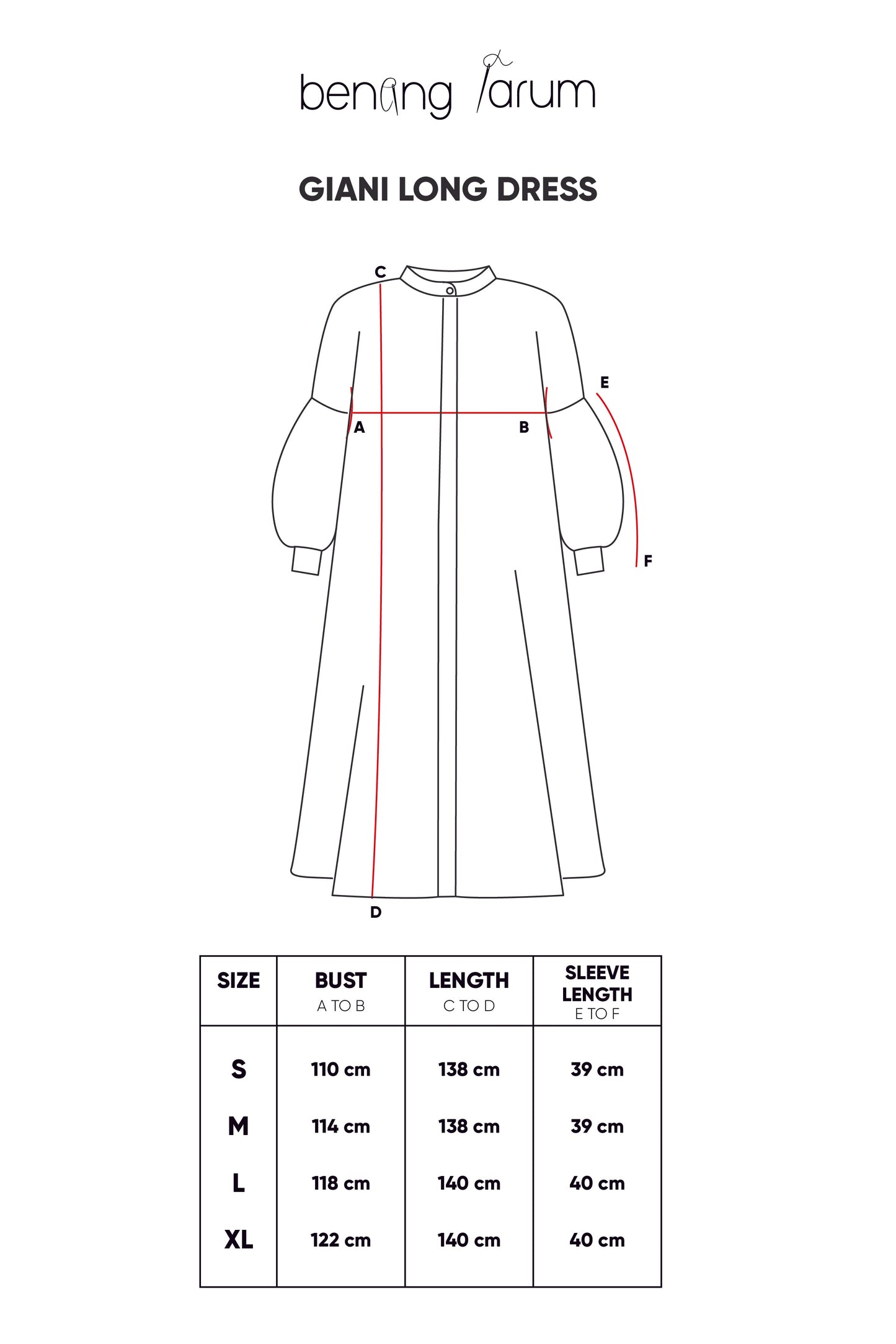 Giani Long Dress - Purple