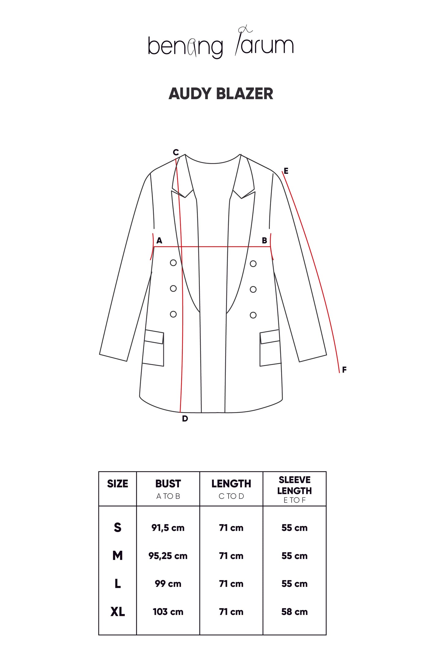 Audy Blazer - Brown