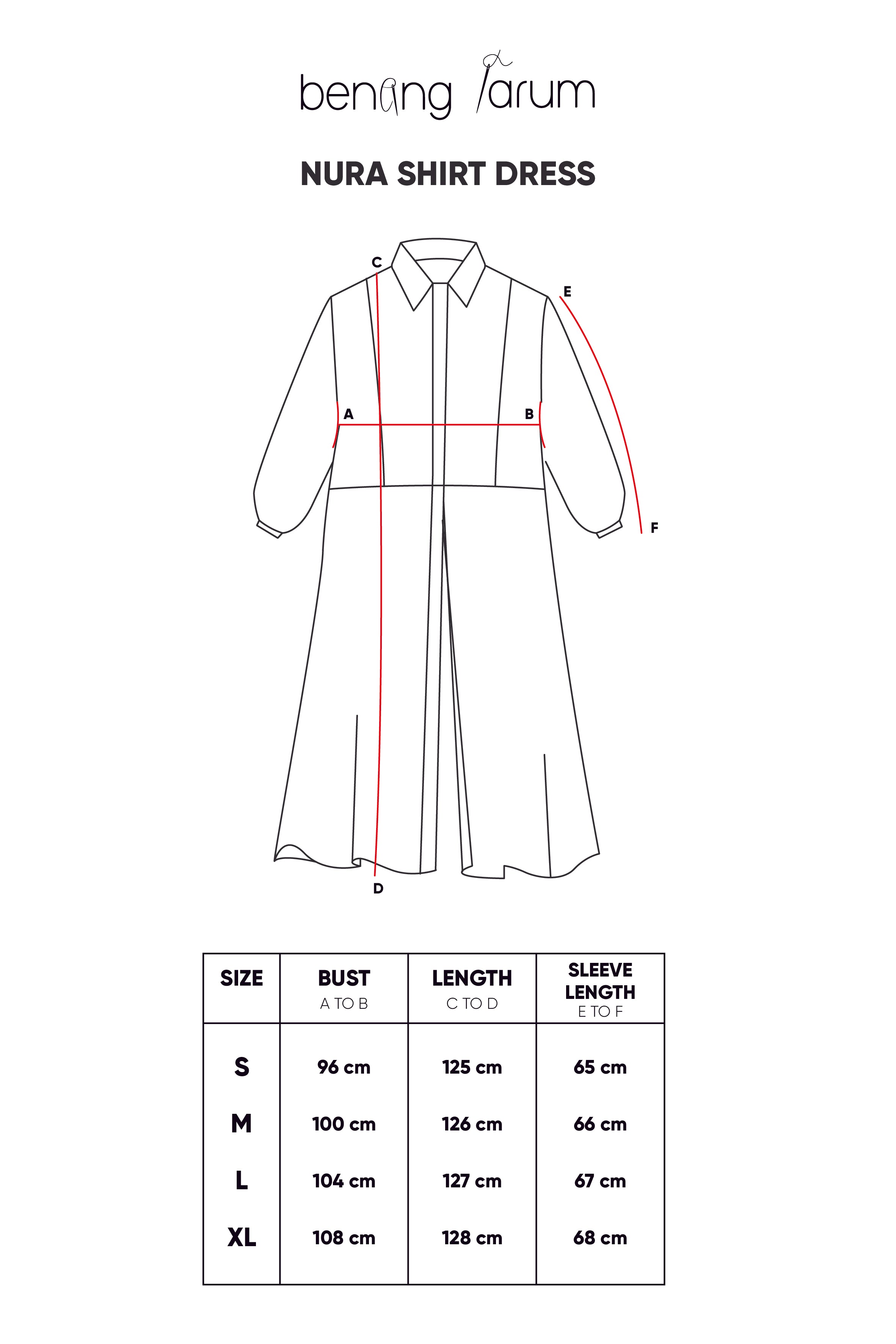 Nura Shirt Dress - Blue
