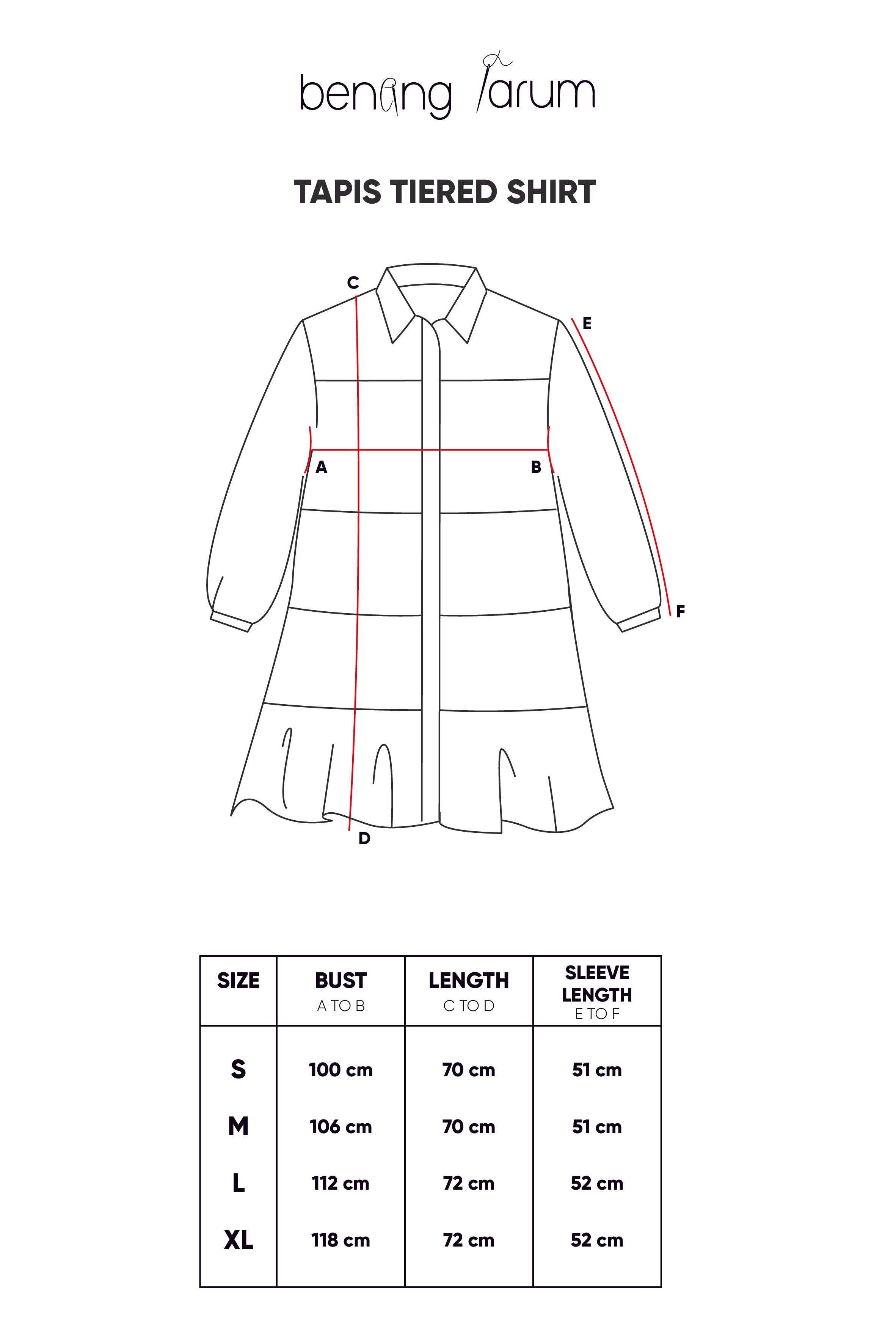 Tapis Tiered Shirt - Black