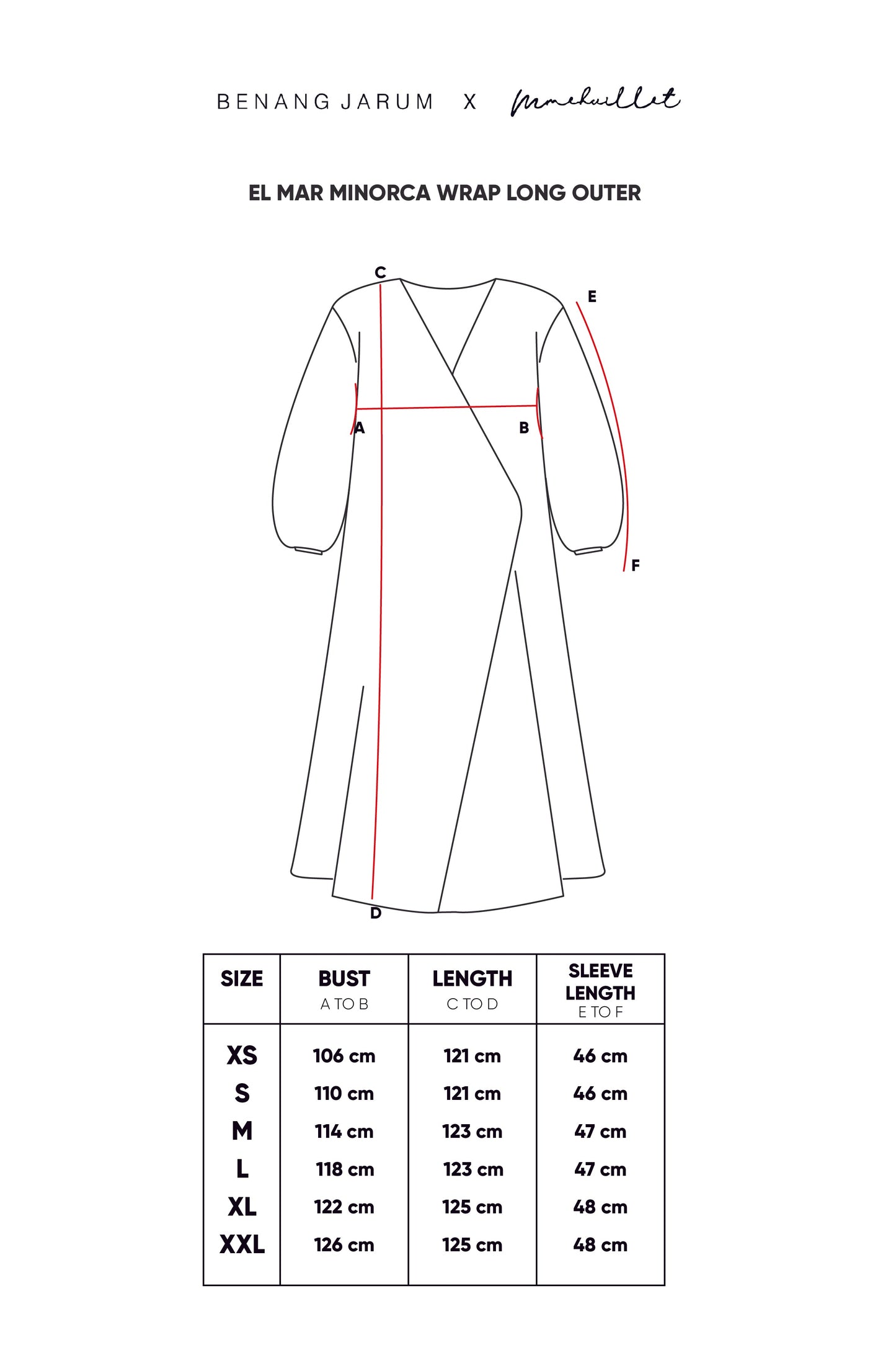 El Mar Minorca Wrap Long Outer - Purple