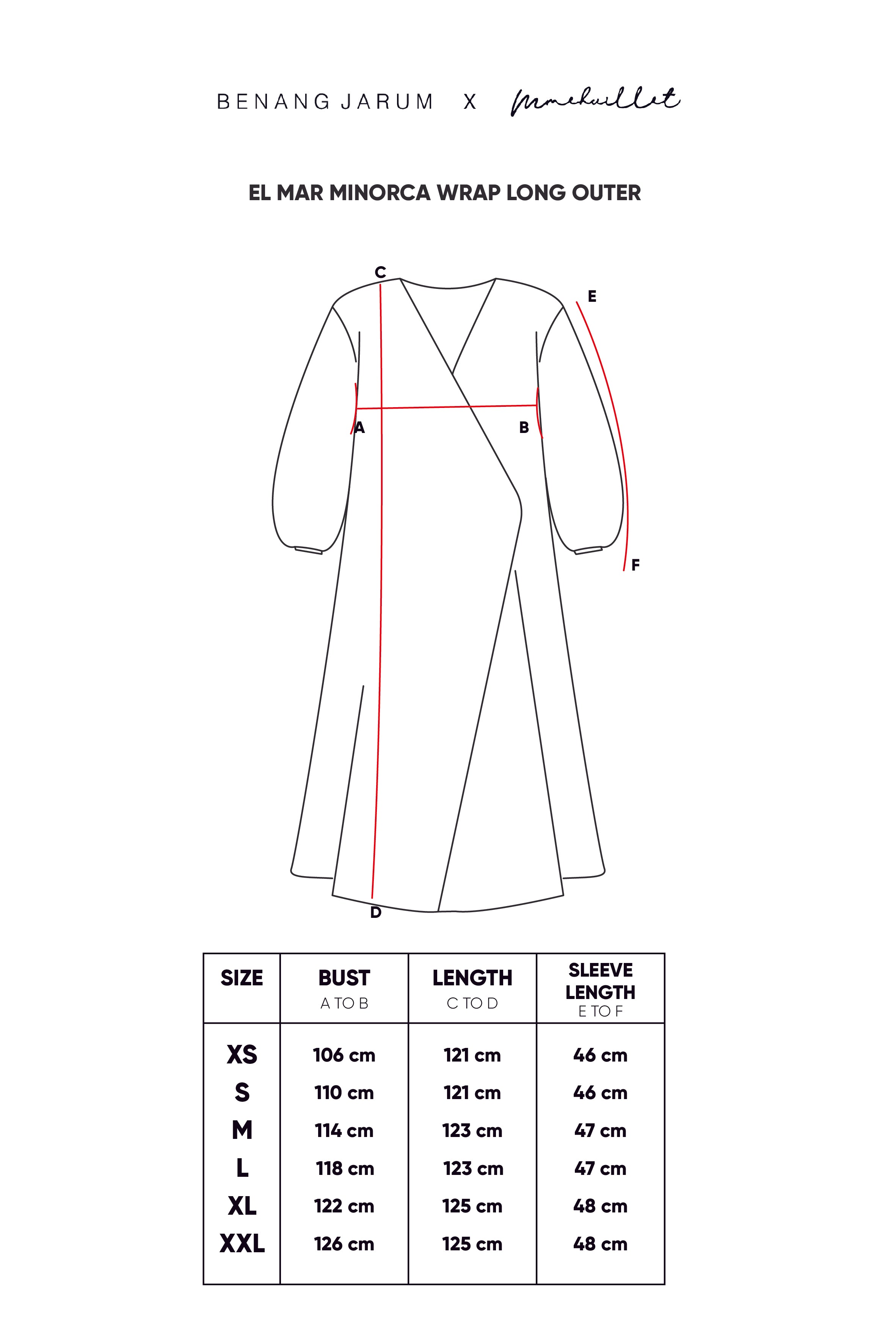 El Mar Minorca Wrap Long Outer - Purple