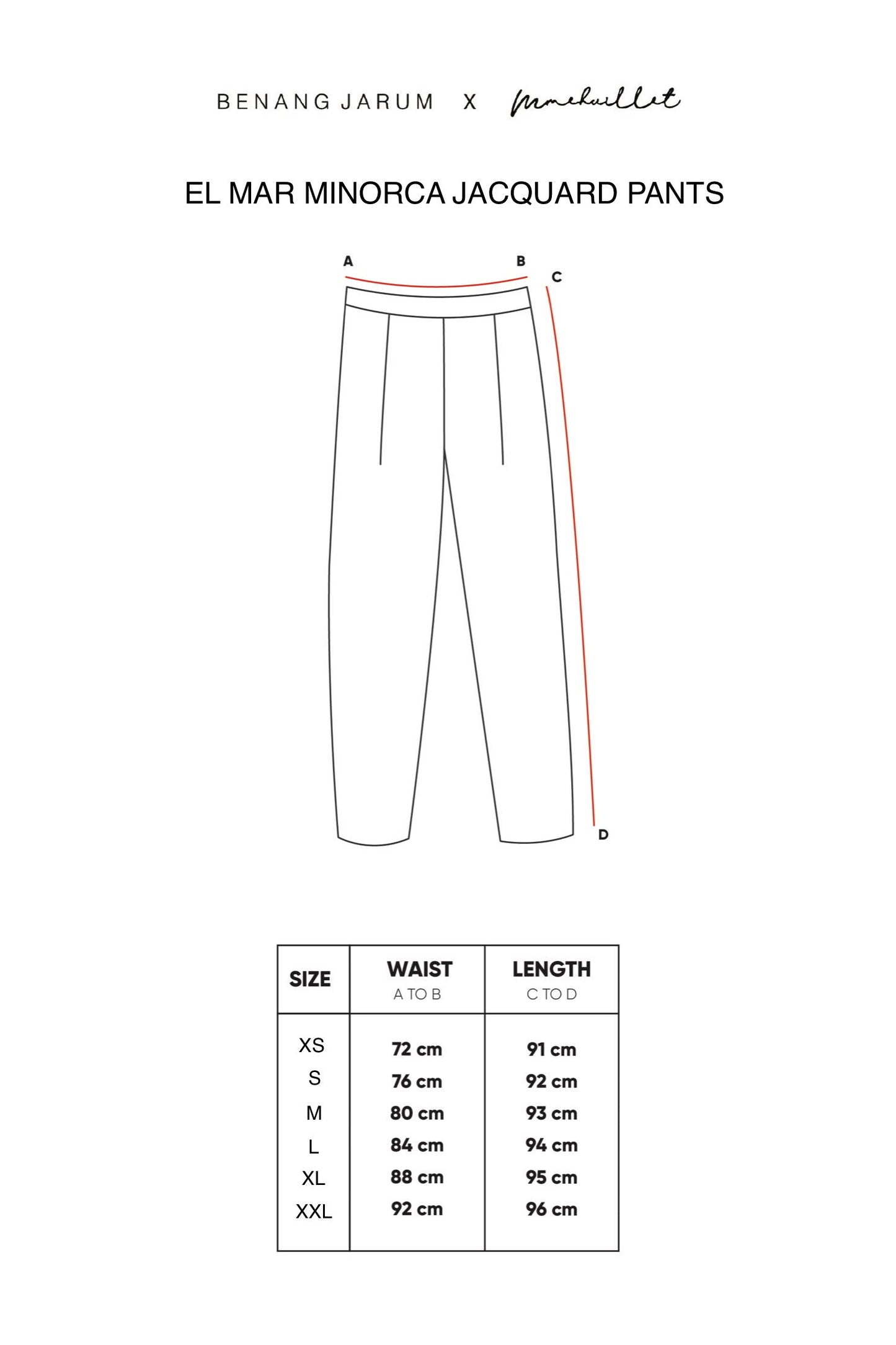 El Mar Minorca Jacquard Pants - Orange