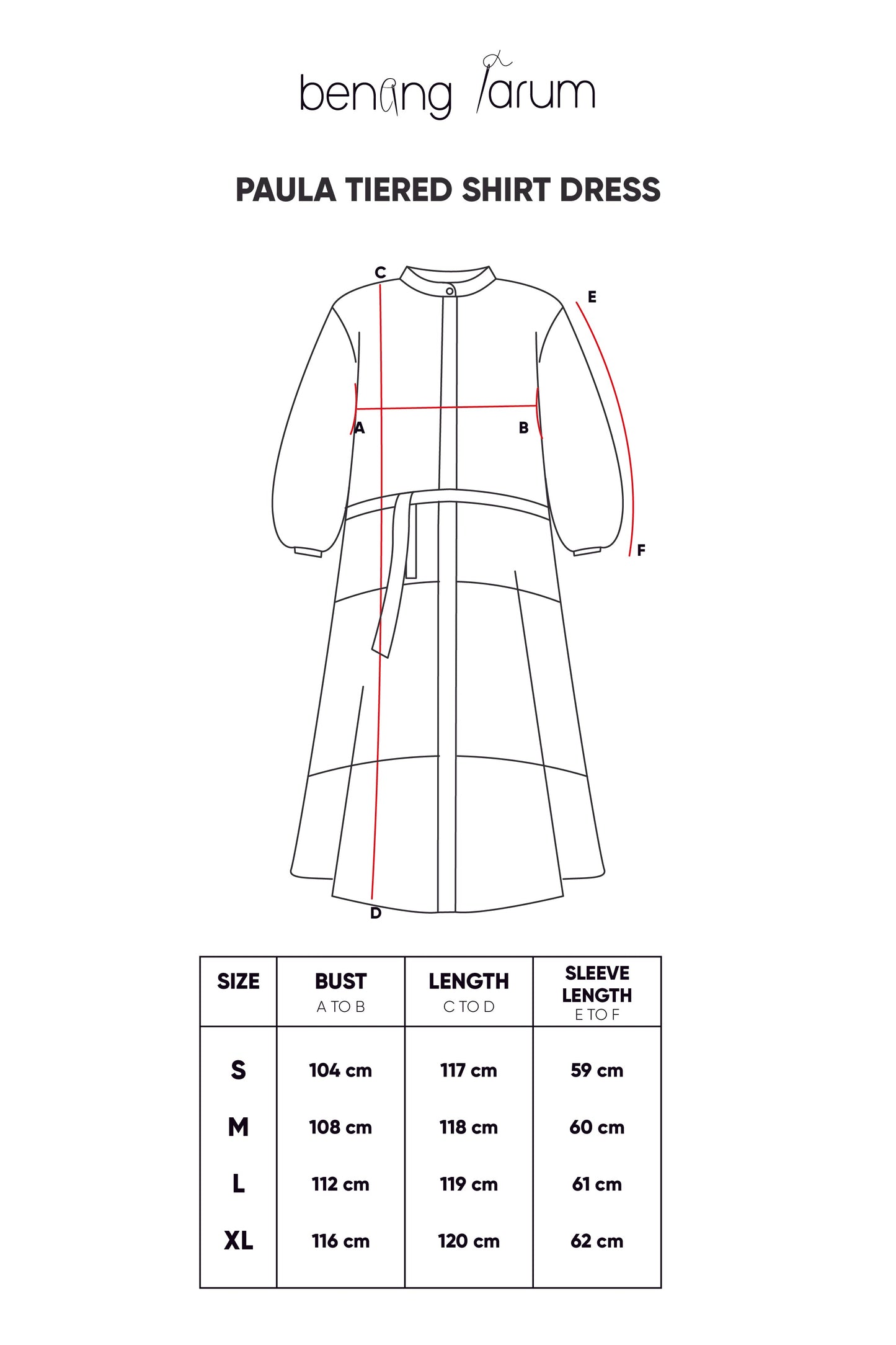 Paula Tiered Shirt Dress - Lilac
