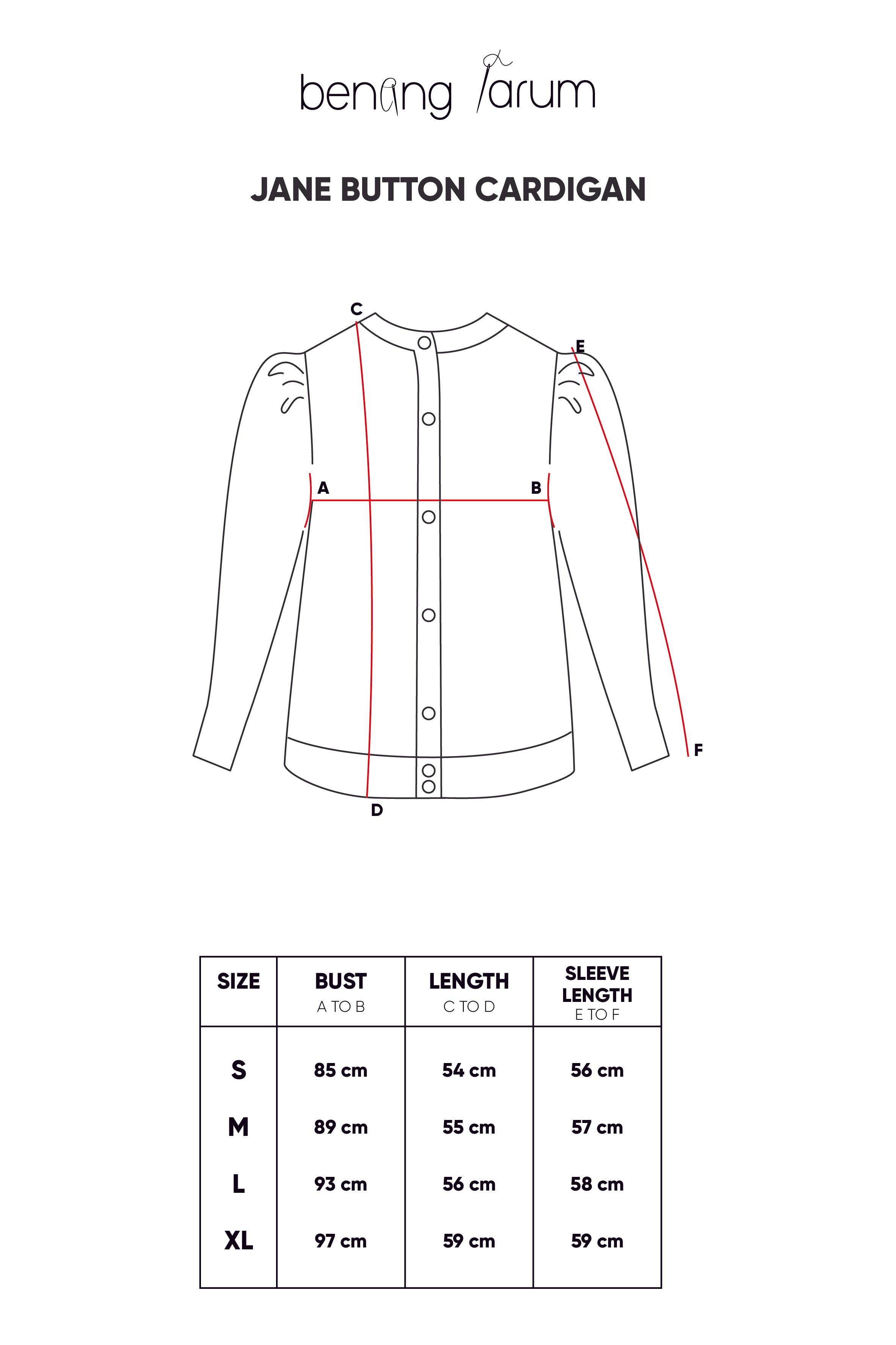 Jane Button Cardigan - Yellow
