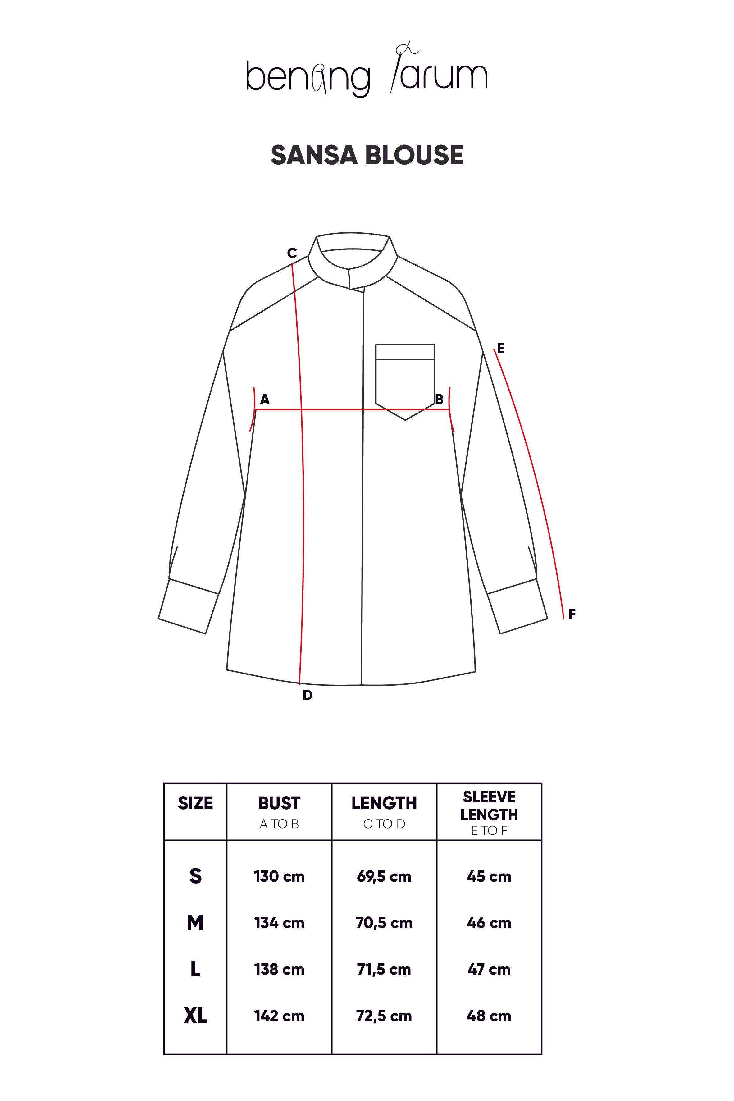 Sansa Blouse - Blue Stripes