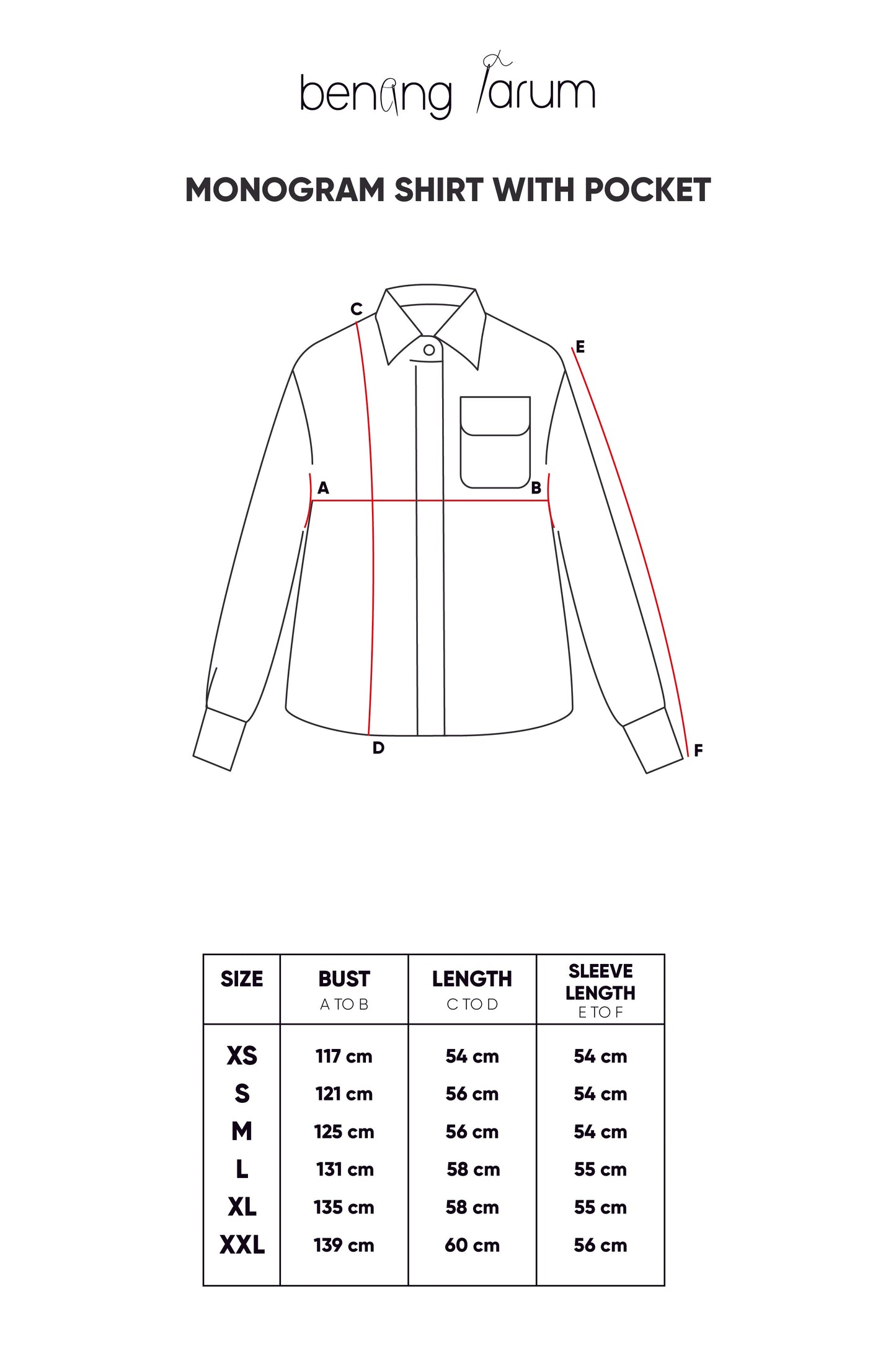 Monogram Shirt with Pocket - Black