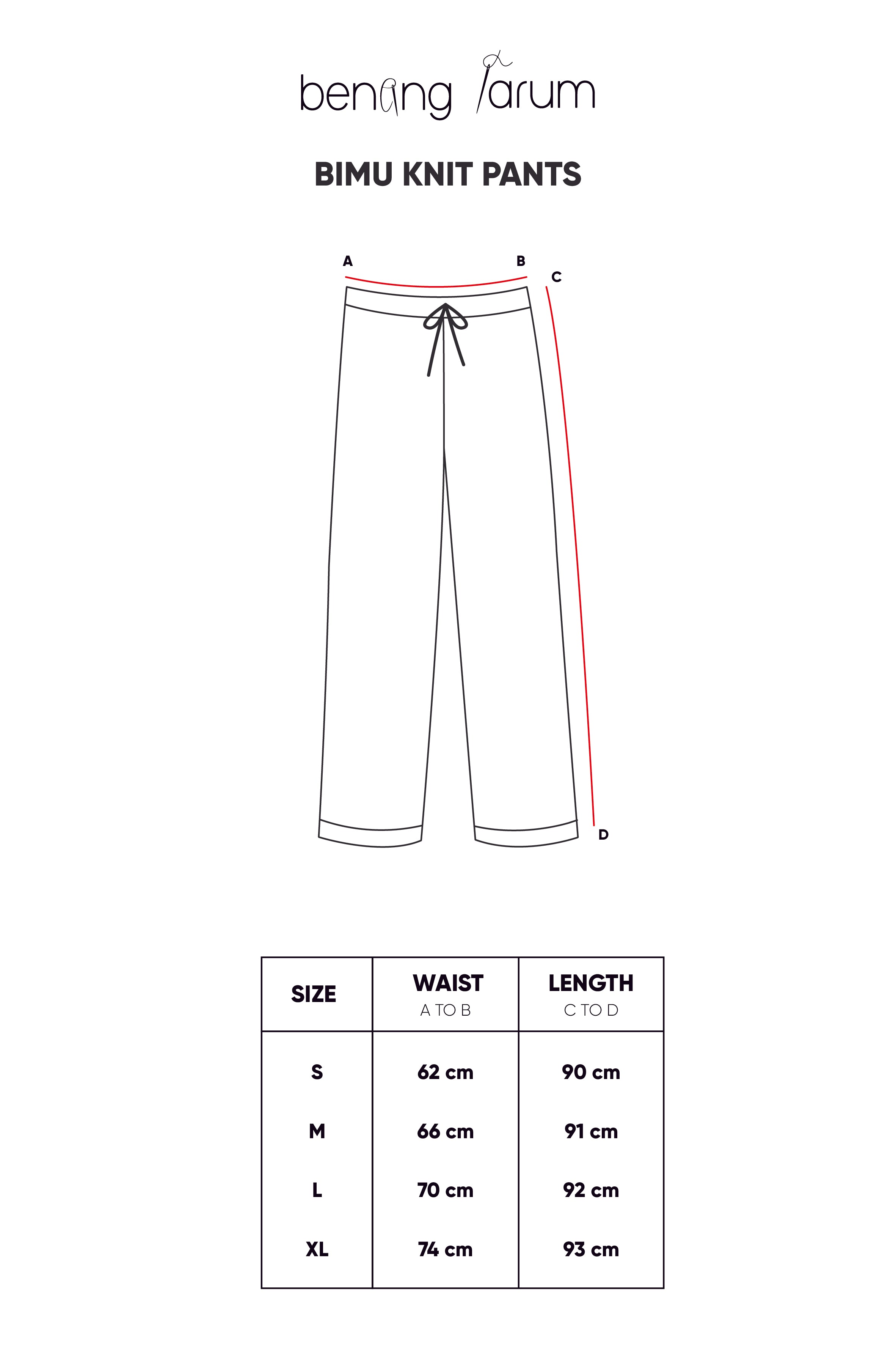 Bimu Knit Pants - Blue